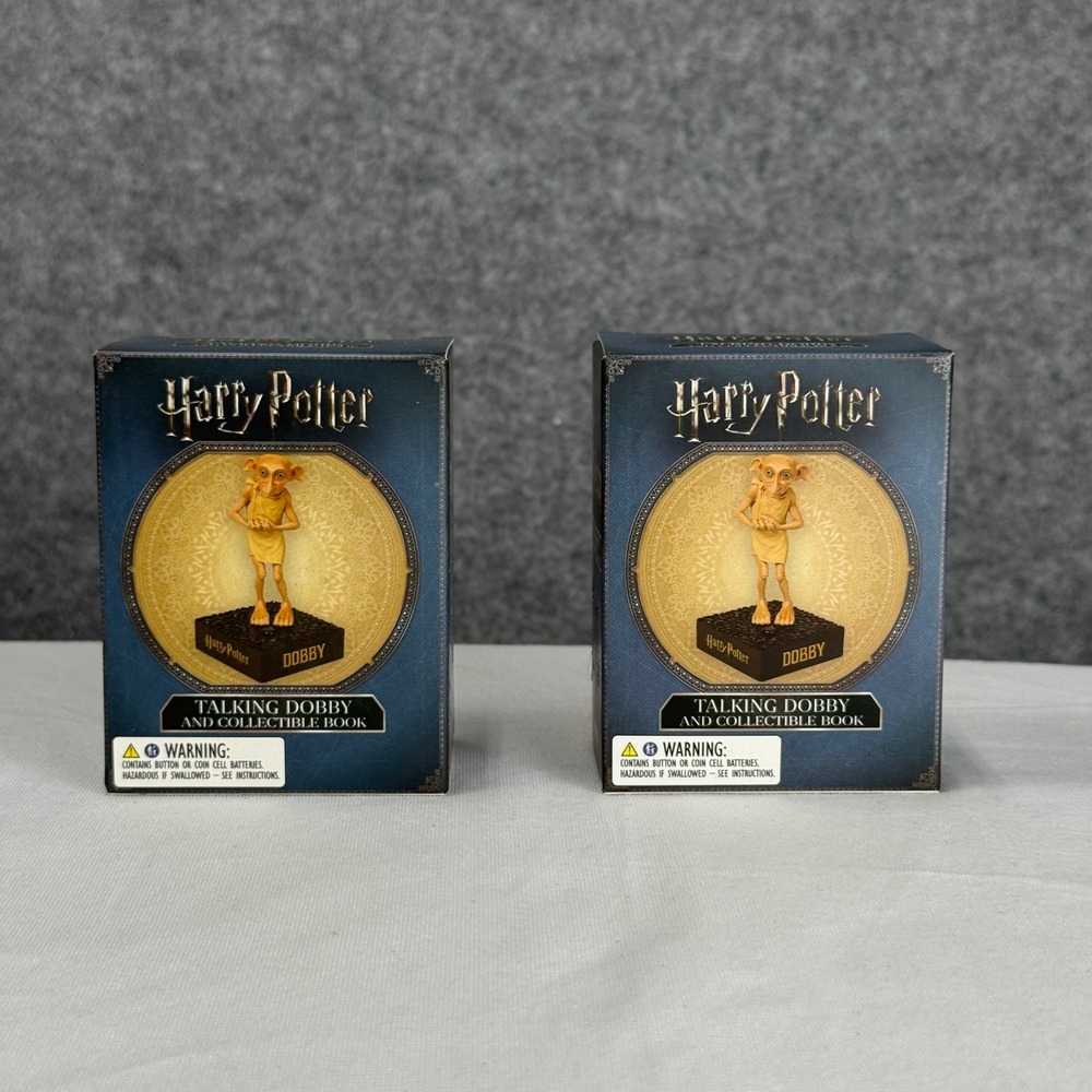 Harry Potter Talking Dobby Figure Collectible‎ Book Kit Set of 2 Running Press